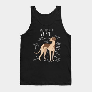 Whippet Dog Anatomy Tank Top